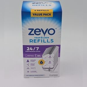 Zevo Flying Insect Trap Full Size Refill - 6 Refill Cartridges